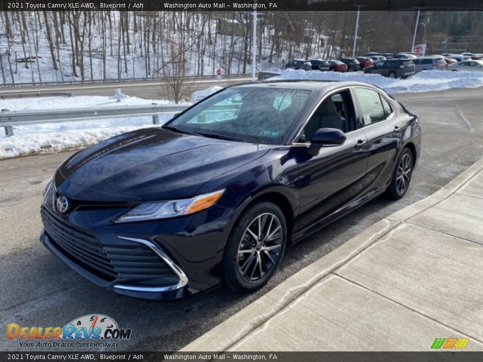 2021 Toyota Camry XLE AWD Blueprint / Ash Photo #12