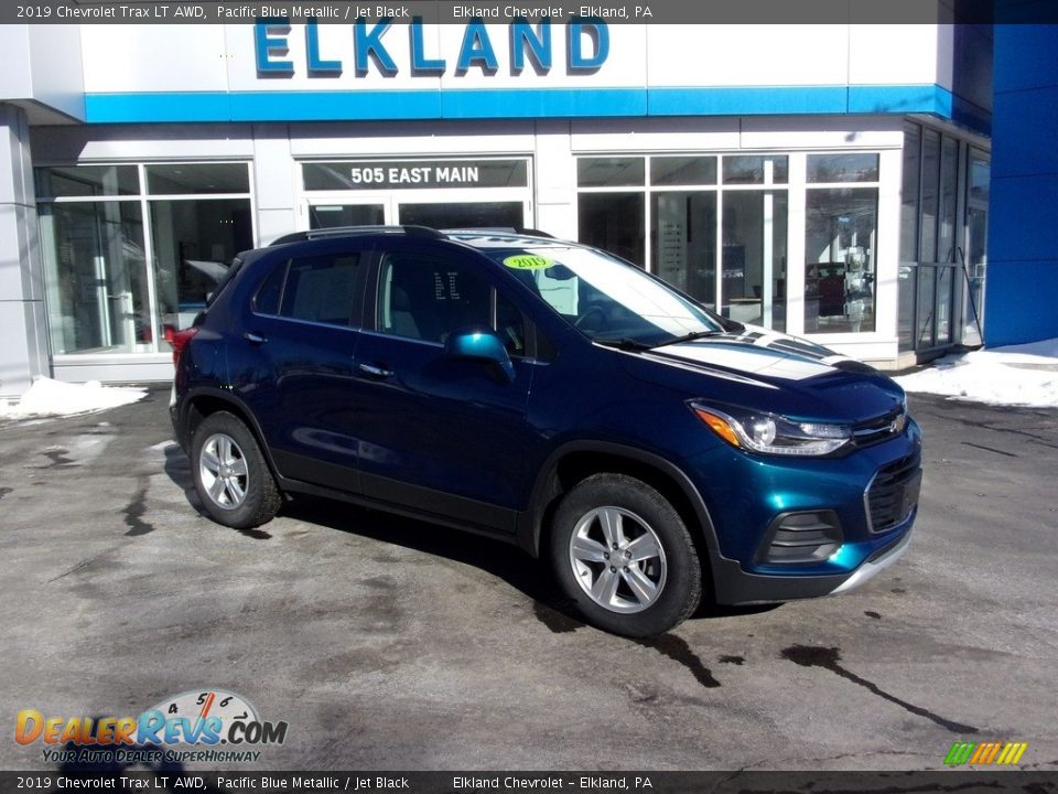 2019 Chevrolet Trax LT AWD Pacific Blue Metallic / Jet Black Photo #1