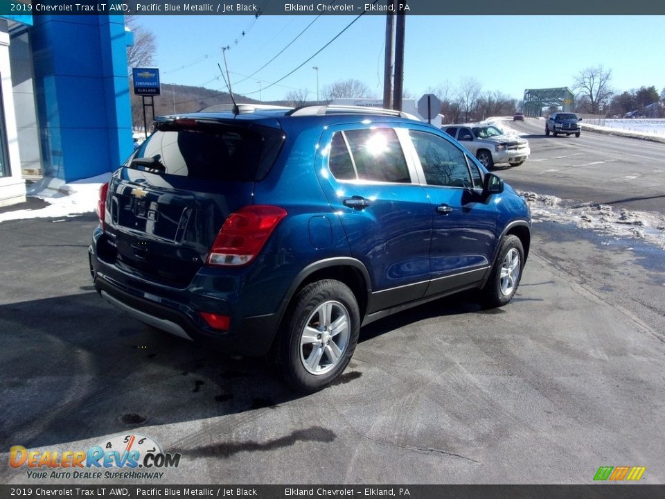 2019 Chevrolet Trax LT AWD Pacific Blue Metallic / Jet Black Photo #3