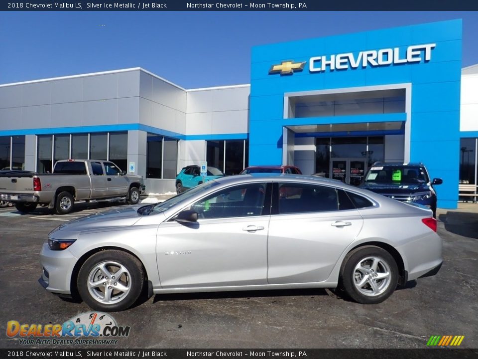 2018 Chevrolet Malibu LS Silver Ice Metallic / Jet Black Photo #3