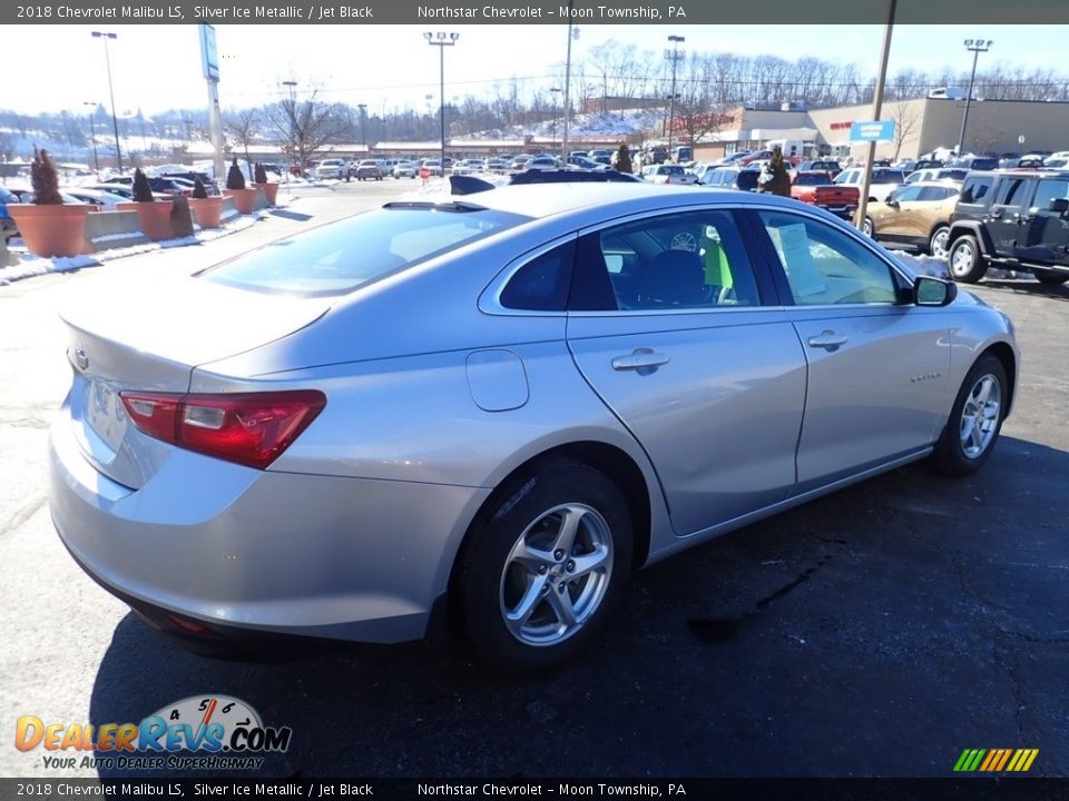 2018 Chevrolet Malibu LS Silver Ice Metallic / Jet Black Photo #9