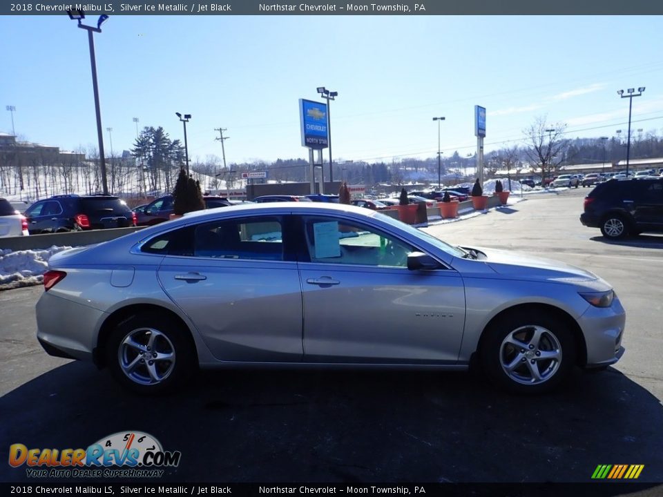 2018 Chevrolet Malibu LS Silver Ice Metallic / Jet Black Photo #10