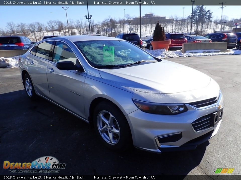 2018 Chevrolet Malibu LS Silver Ice Metallic / Jet Black Photo #11