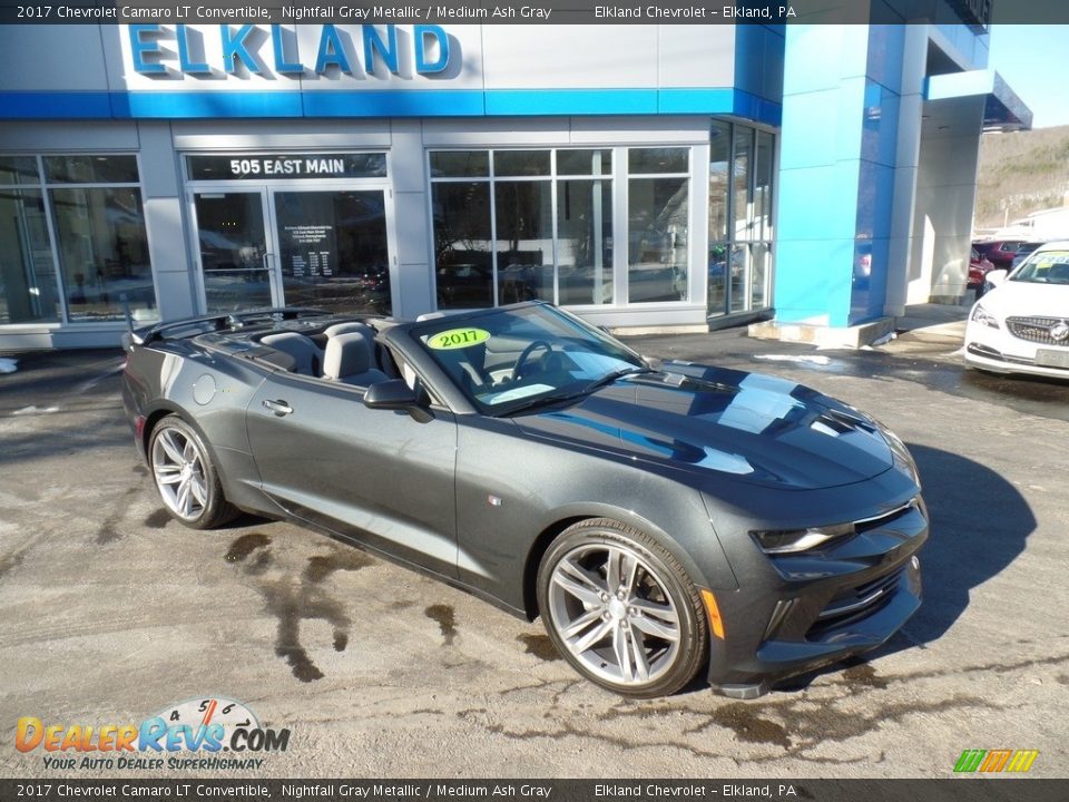 2017 Chevrolet Camaro LT Convertible Nightfall Gray Metallic / Medium Ash Gray Photo #1