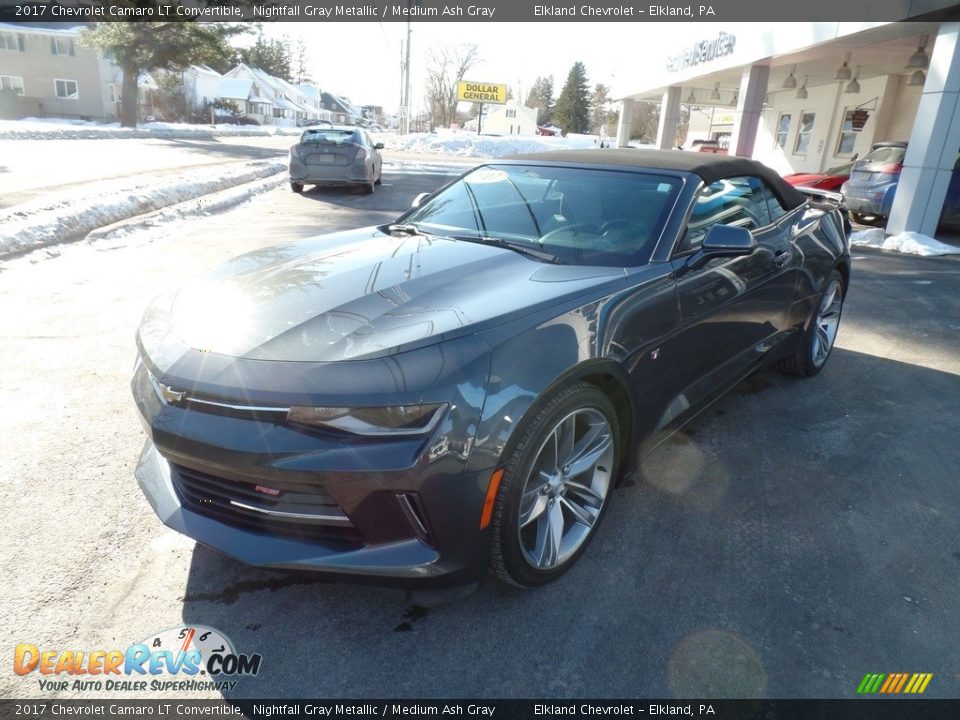 2017 Chevrolet Camaro LT Convertible Nightfall Gray Metallic / Medium Ash Gray Photo #5