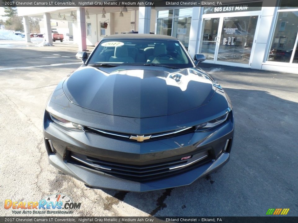 2017 Chevrolet Camaro LT Convertible Nightfall Gray Metallic / Medium Ash Gray Photo #6