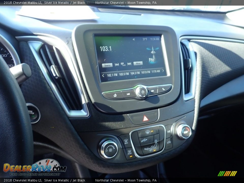 2018 Chevrolet Malibu LS Silver Ice Metallic / Jet Black Photo #27