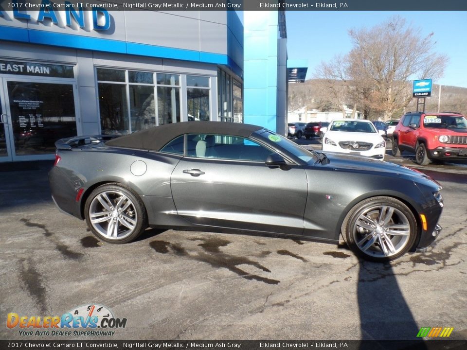 2017 Chevrolet Camaro LT Convertible Nightfall Gray Metallic / Medium Ash Gray Photo #9