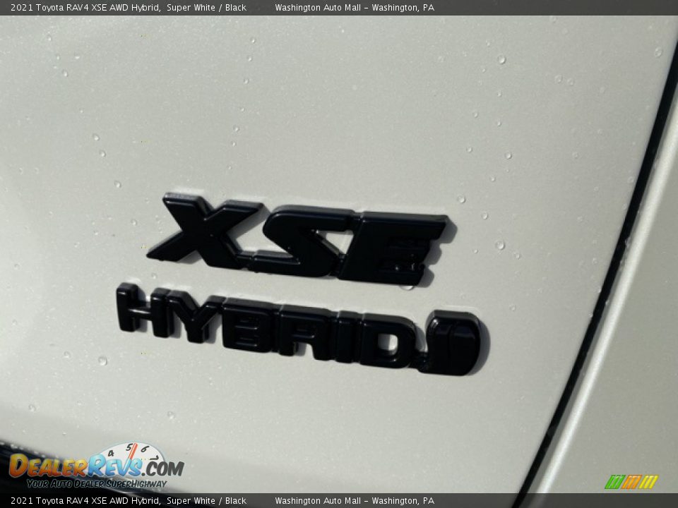 2021 Toyota RAV4 XSE AWD Hybrid Super White / Black Photo #24