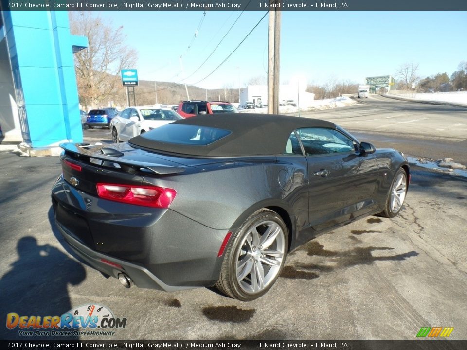 2017 Chevrolet Camaro LT Convertible Nightfall Gray Metallic / Medium Ash Gray Photo #10