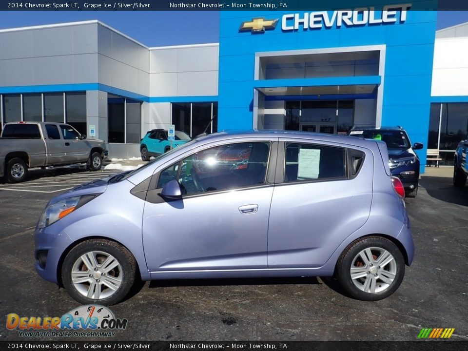 2014 Chevrolet Spark LT Grape Ice / Silver/Silver Photo #3