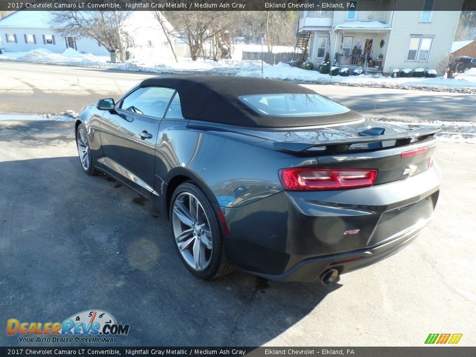 2017 Chevrolet Camaro LT Convertible Nightfall Gray Metallic / Medium Ash Gray Photo #13