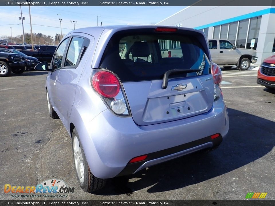 2014 Chevrolet Spark LT Grape Ice / Silver/Silver Photo #5