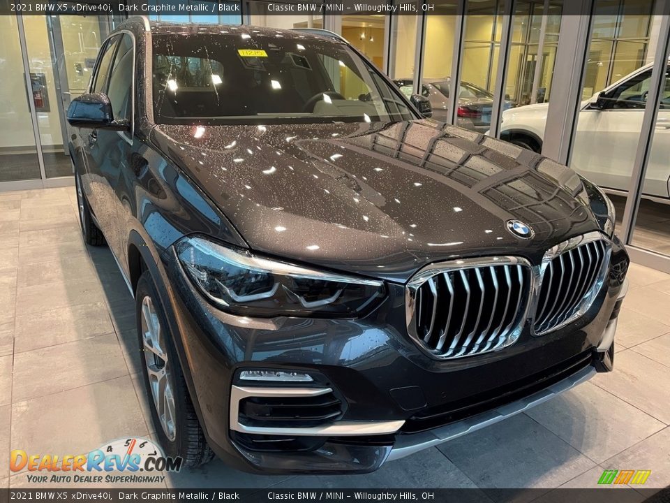 2021 BMW X5 xDrive40i Dark Graphite Metallic / Black Photo #1