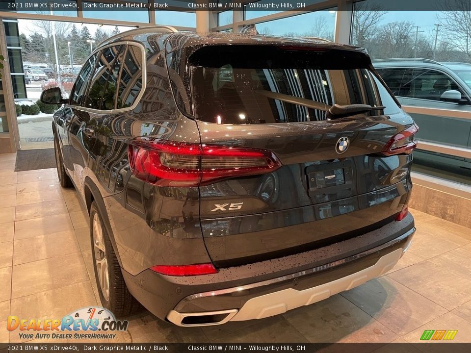 2021 BMW X5 xDrive40i Dark Graphite Metallic / Black Photo #2