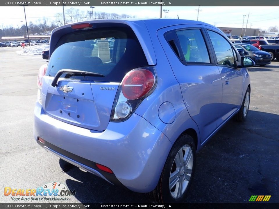 2014 Chevrolet Spark LT Grape Ice / Silver/Silver Photo #8