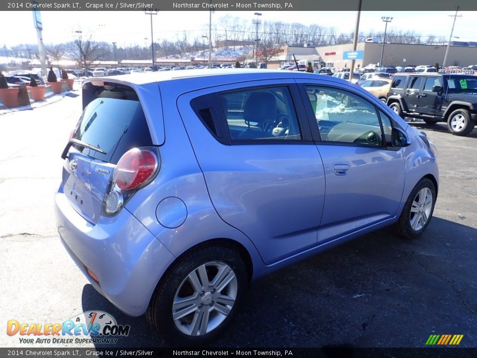 2014 Chevrolet Spark LT Grape Ice / Silver/Silver Photo #9