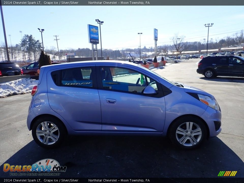 2014 Chevrolet Spark LT Grape Ice / Silver/Silver Photo #10