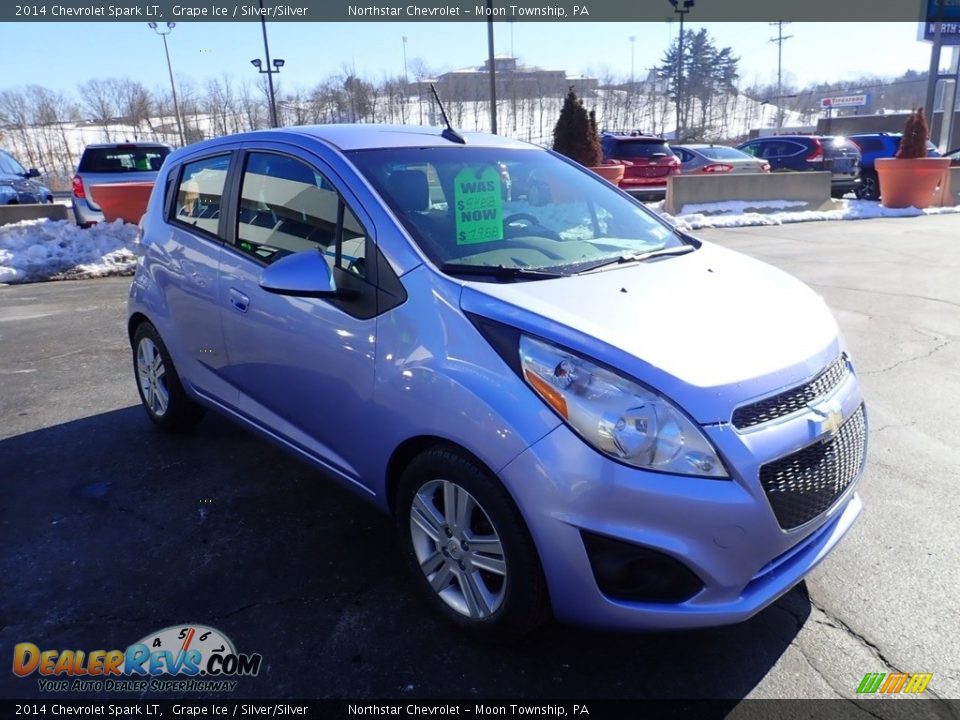 2014 Chevrolet Spark LT Grape Ice / Silver/Silver Photo #11