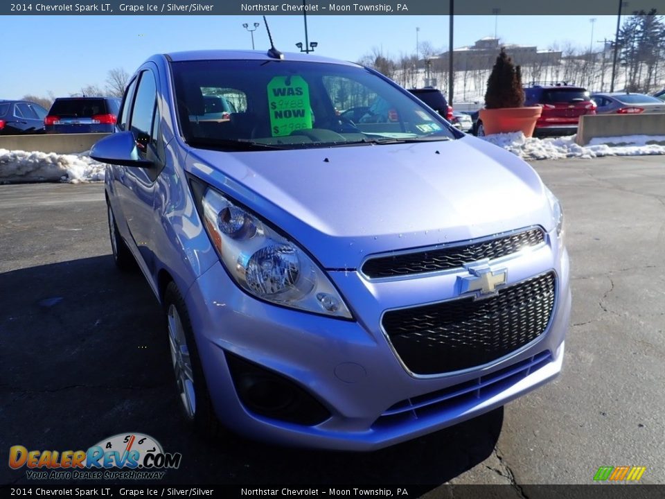 2014 Chevrolet Spark LT Grape Ice / Silver/Silver Photo #12