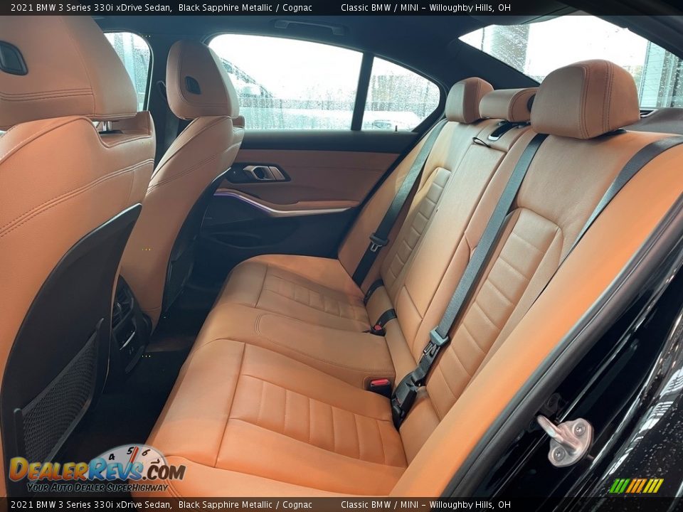 2021 BMW 3 Series 330i xDrive Sedan Black Sapphire Metallic / Cognac Photo #4