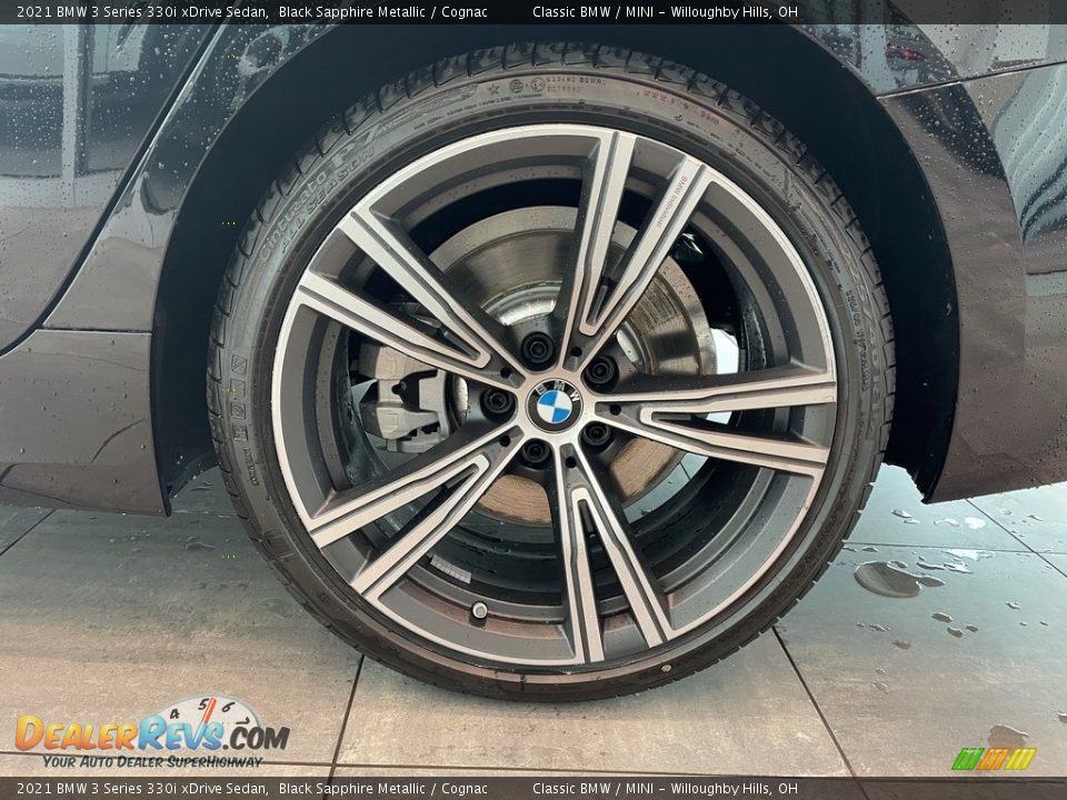 2021 BMW 3 Series 330i xDrive Sedan Black Sapphire Metallic / Cognac Photo #5