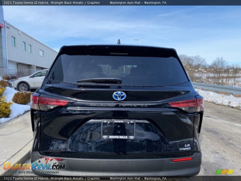 2021 Toyota Sienna LE Hybrid Midnight Black Metallic / Graphite Photo #14