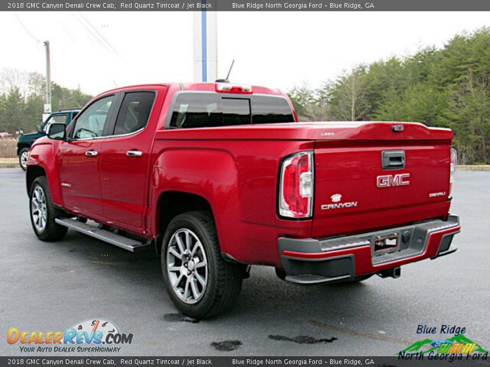 2018 GMC Canyon Denali Crew Cab Red Quartz Tintcoat / Jet Black Photo #3