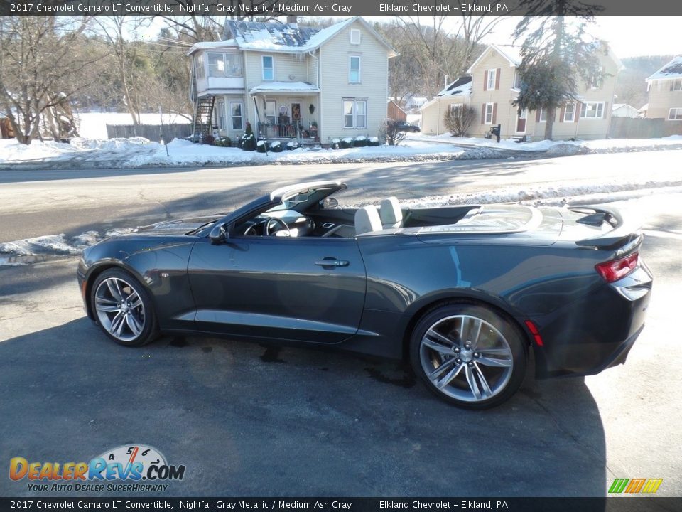 2017 Chevrolet Camaro LT Convertible Nightfall Gray Metallic / Medium Ash Gray Photo #35