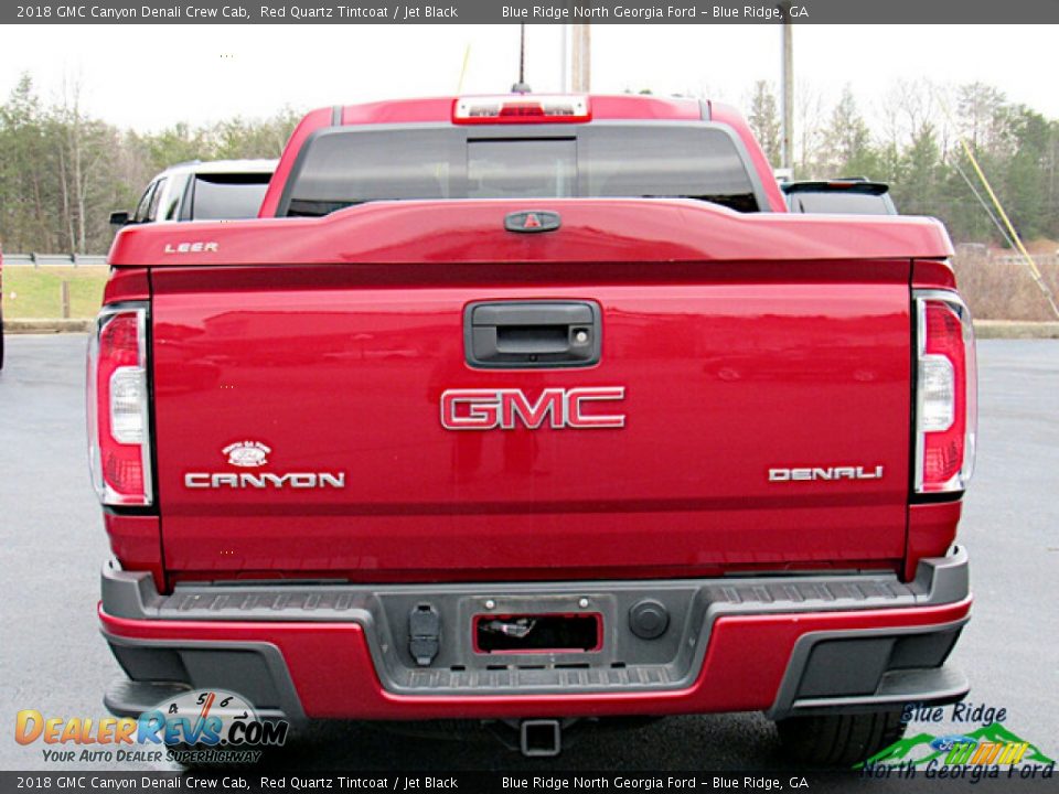 2018 GMC Canyon Denali Crew Cab Red Quartz Tintcoat / Jet Black Photo #4