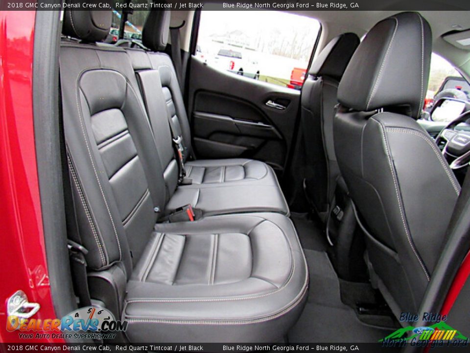 Rear Seat of 2018 GMC Canyon Denali Crew Cab Photo #13