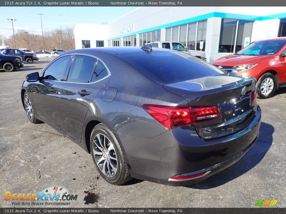 2015 Acura TLX 2.4 Graphite Luster Metallic / Ebony Photo #4