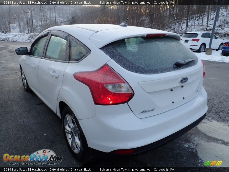 2014 Ford Focus SE Hatchback Oxford White / Charcoal Black Photo #5