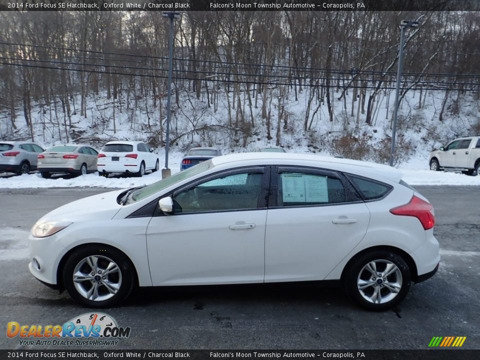 2014 Ford Focus SE Hatchback Oxford White / Charcoal Black Photo #6