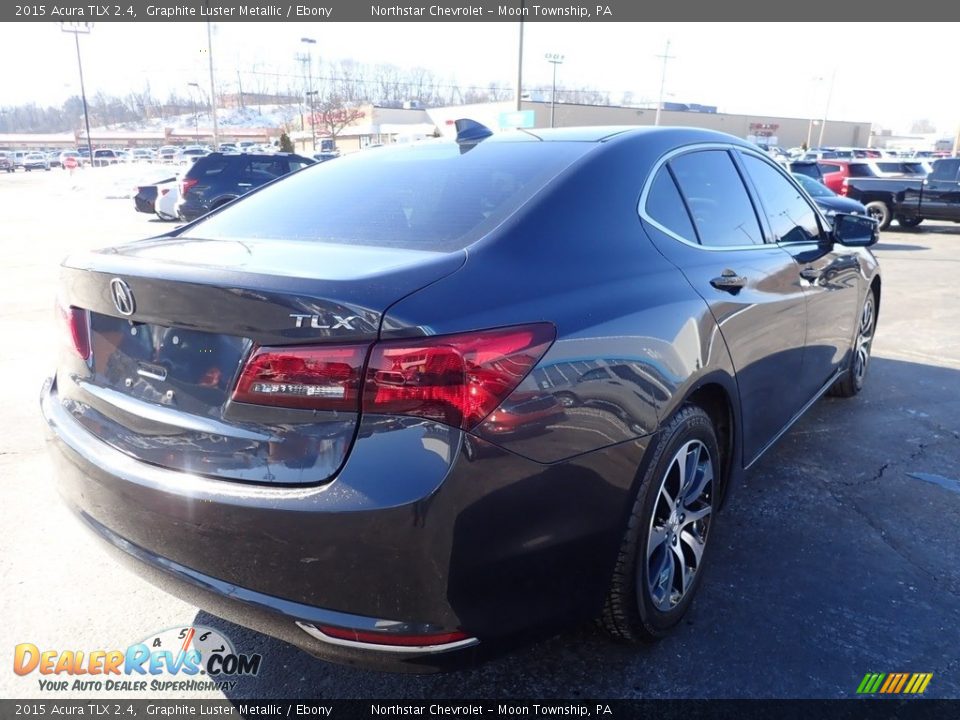 2015 Acura TLX 2.4 Graphite Luster Metallic / Ebony Photo #8