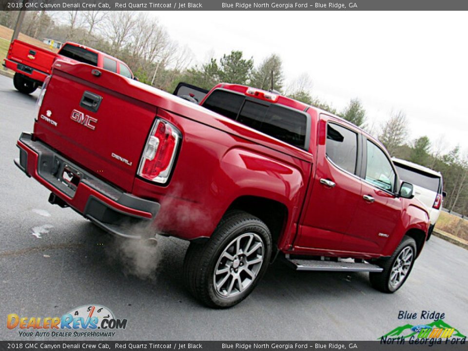 2018 GMC Canyon Denali Crew Cab Red Quartz Tintcoat / Jet Black Photo #29