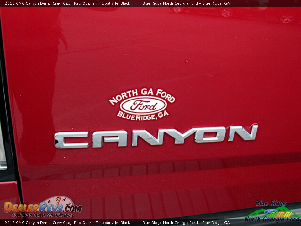 2018 GMC Canyon Denali Crew Cab Red Quartz Tintcoat / Jet Black Photo #31