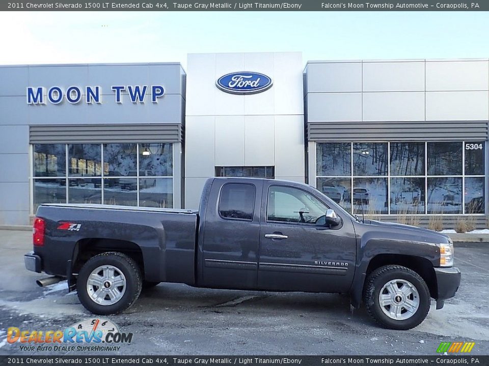 2011 Chevrolet Silverado 1500 LT Extended Cab 4x4 Taupe Gray Metallic / Light Titanium/Ebony Photo #1