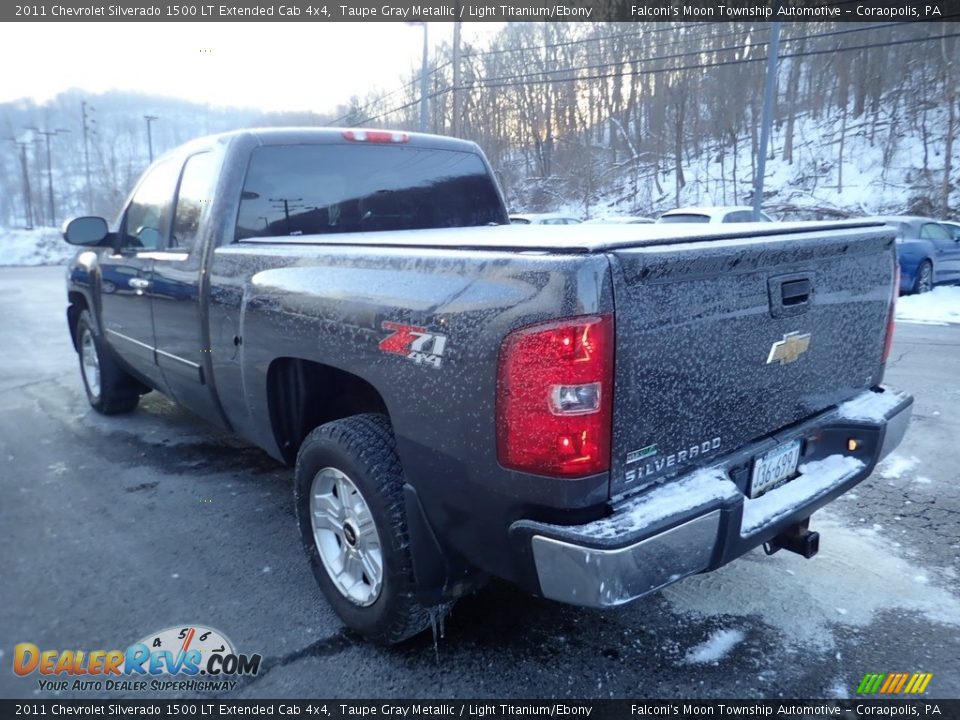 2011 Chevrolet Silverado 1500 LT Extended Cab 4x4 Taupe Gray Metallic / Light Titanium/Ebony Photo #4