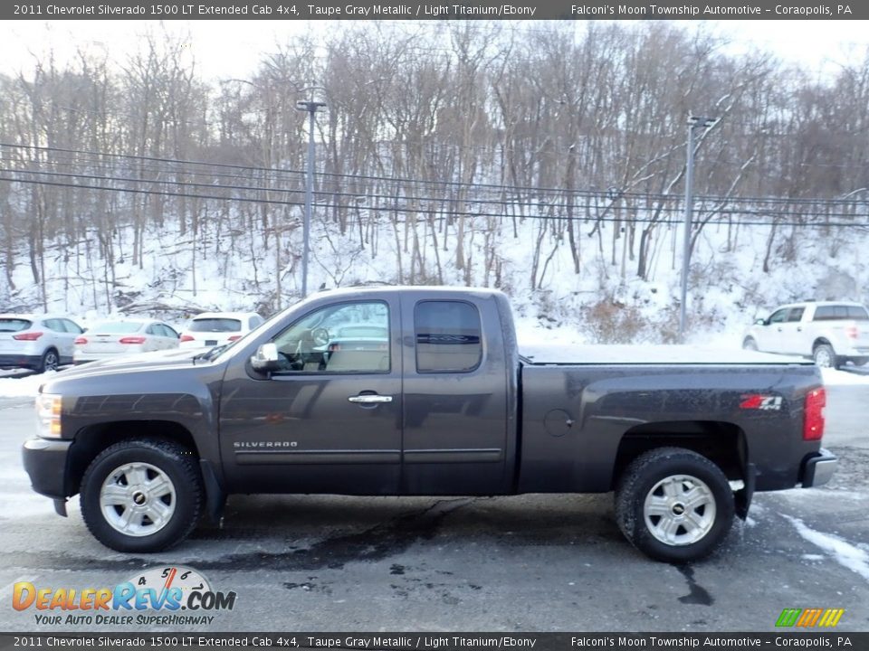 2011 Chevrolet Silverado 1500 LT Extended Cab 4x4 Taupe Gray Metallic / Light Titanium/Ebony Photo #5