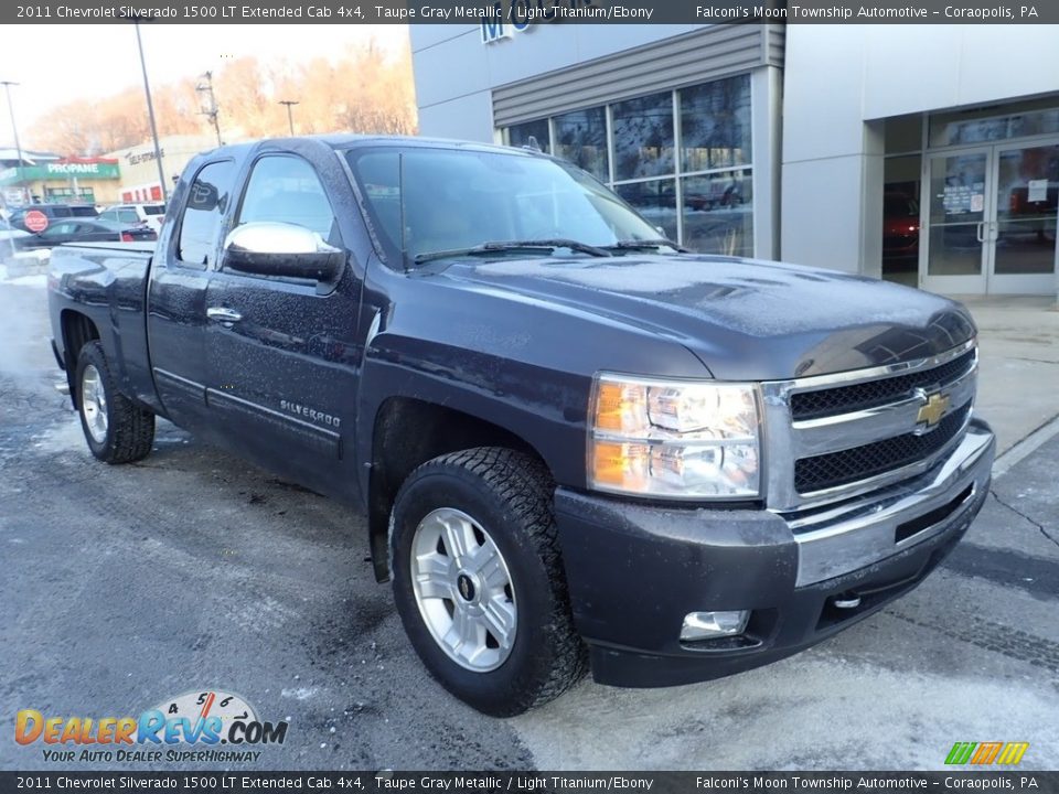 2011 Chevrolet Silverado 1500 LT Extended Cab 4x4 Taupe Gray Metallic / Light Titanium/Ebony Photo #8