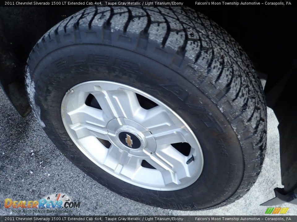 2011 Chevrolet Silverado 1500 LT Extended Cab 4x4 Taupe Gray Metallic / Light Titanium/Ebony Photo #9
