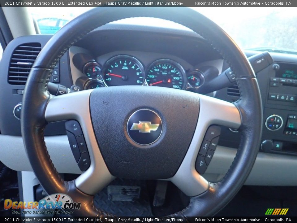 2011 Chevrolet Silverado 1500 LT Extended Cab 4x4 Taupe Gray Metallic / Light Titanium/Ebony Photo #21