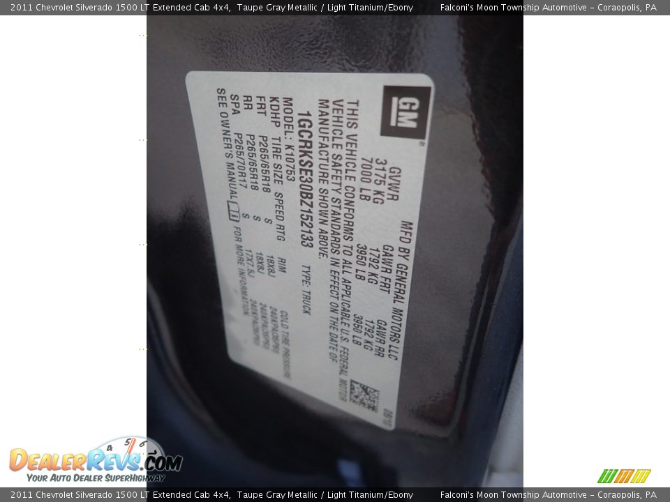 2011 Chevrolet Silverado 1500 LT Extended Cab 4x4 Taupe Gray Metallic / Light Titanium/Ebony Photo #24