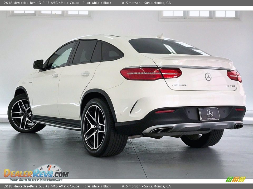 2018 Mercedes-Benz GLE 43 AMG 4Matic Coupe Polar White / Black Photo #9