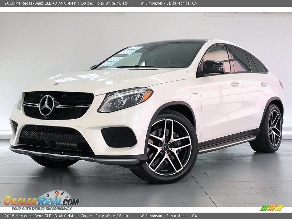 2018 Mercedes-Benz GLE 43 AMG 4Matic Coupe Polar White / Black Photo #11