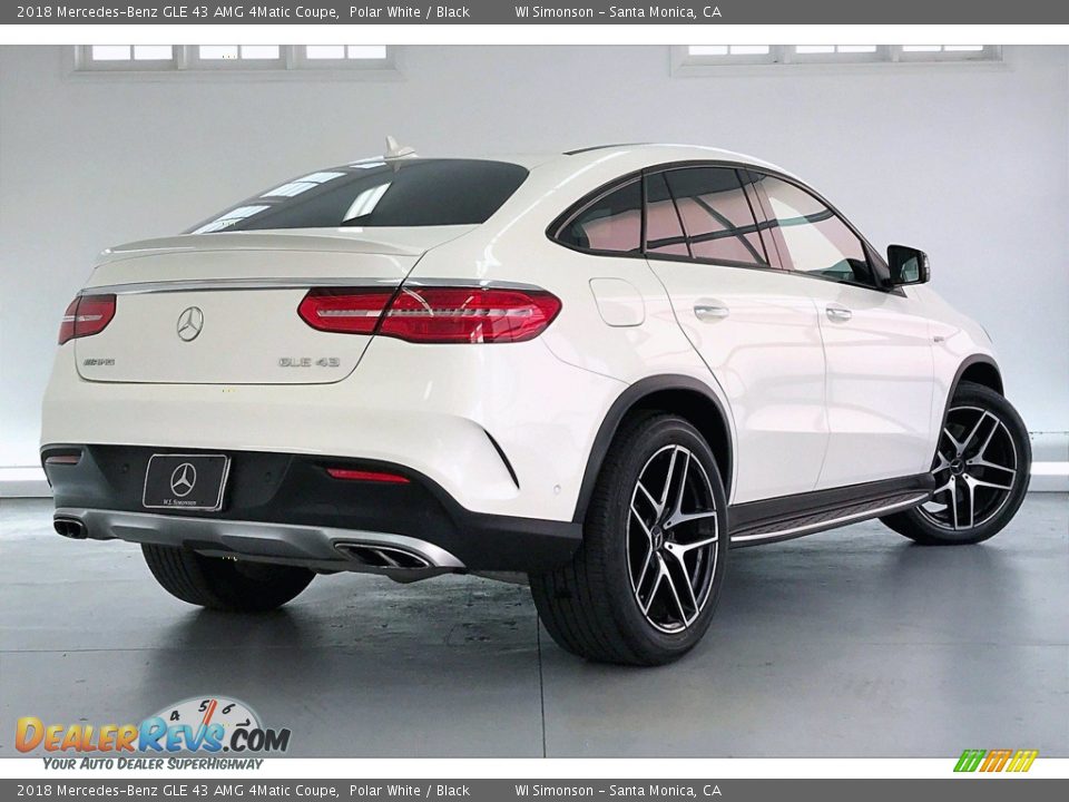 2018 Mercedes-Benz GLE 43 AMG 4Matic Coupe Polar White / Black Photo #15