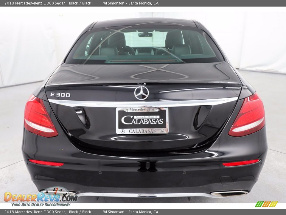 2018 Mercedes-Benz E 300 Sedan Black / Black Photo #6