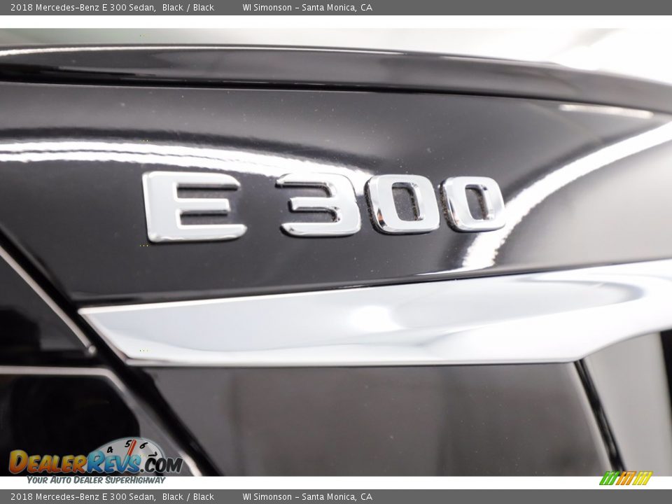 2018 Mercedes-Benz E 300 Sedan Black / Black Photo #9