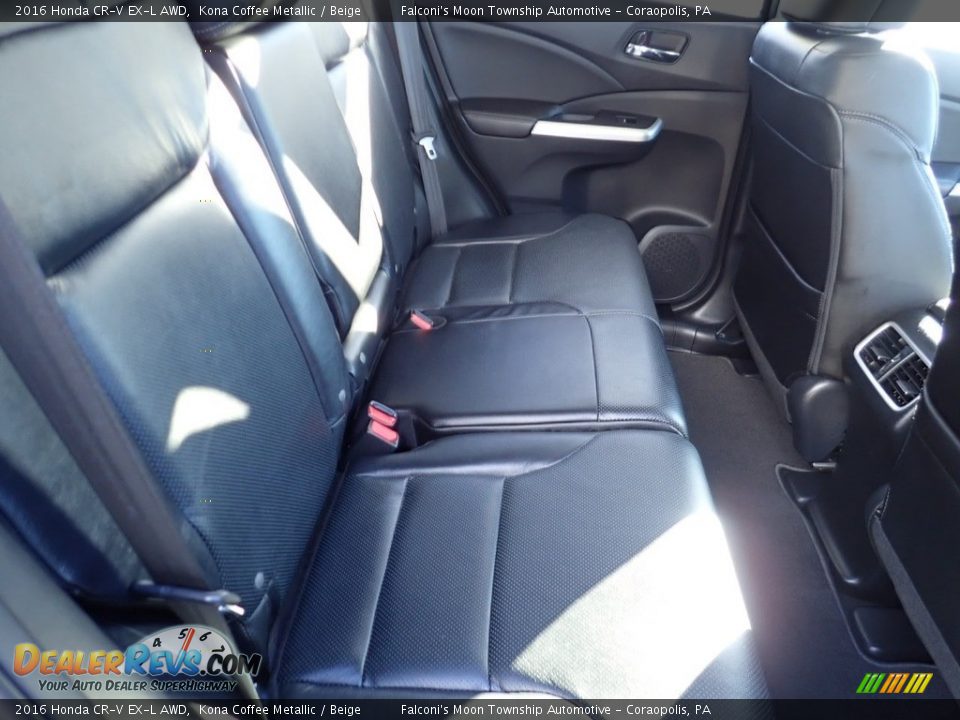 2016 Honda CR-V EX-L AWD Kona Coffee Metallic / Beige Photo #14